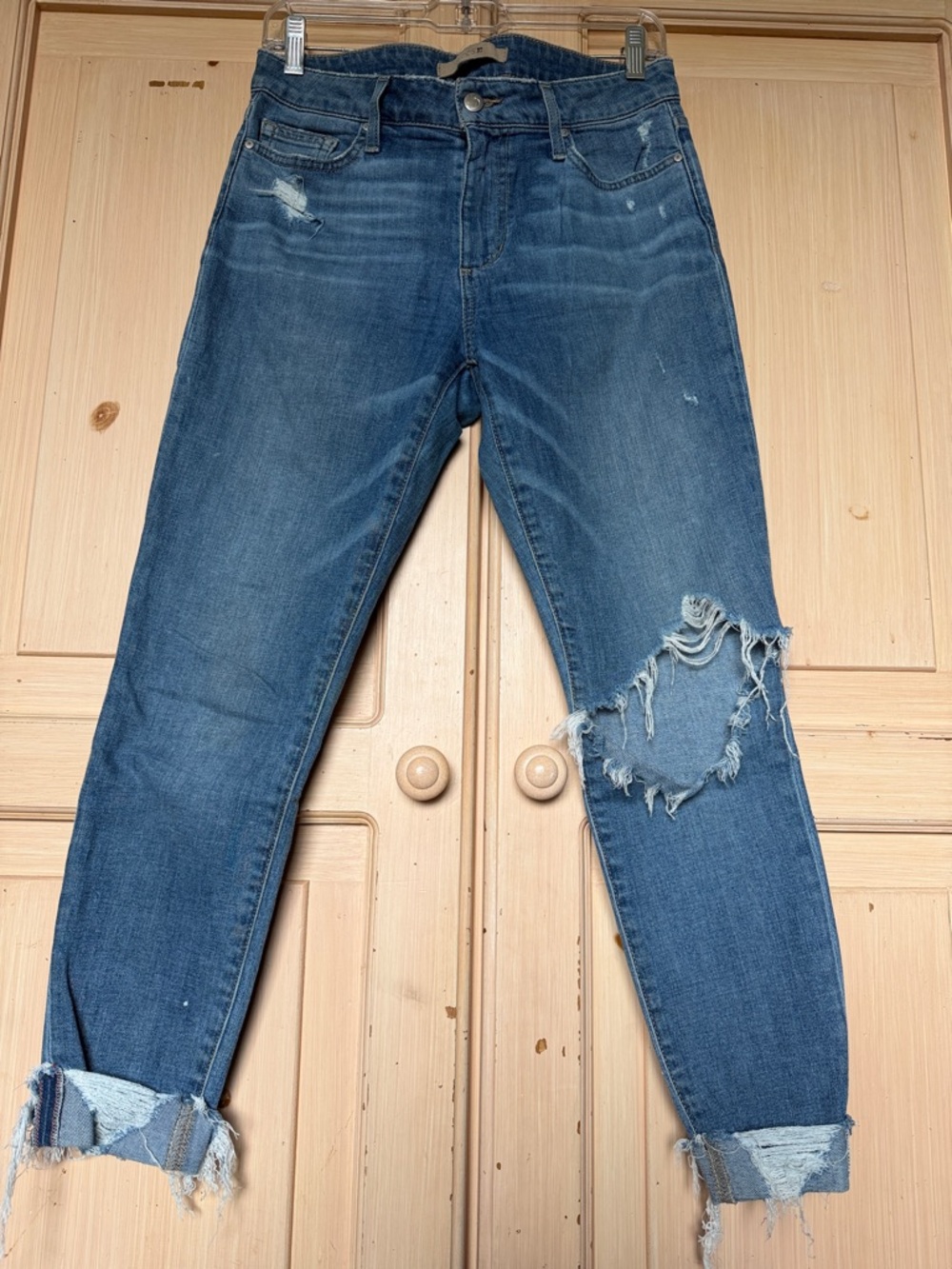 Joe's Jeans Distressed Blue Boyfriend Jeans